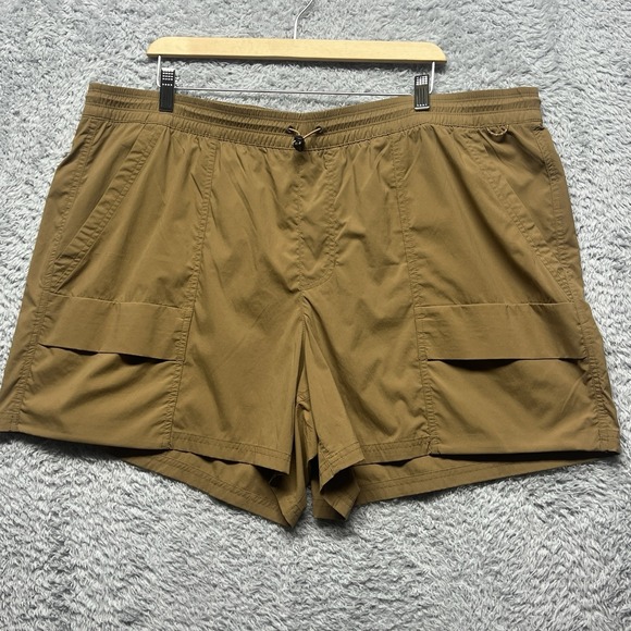 REI Pants - REI Trailmade Shorts Womens 2XL Brown Quick Dry Water Repellent Hiking Pockets